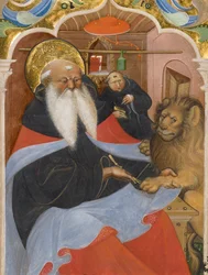San Girolamo estrae una spina dalla zampa di un leone